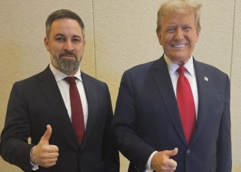 Abascal con Trump y Milei para repudiar el socialismo y atacar con dureza a los emigrantes