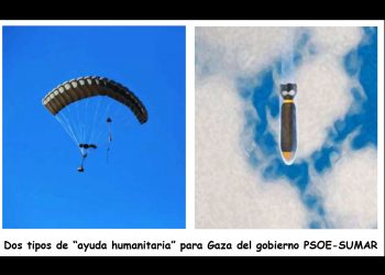 España lanza alimentos sobre Gaza… ¿para que la población sea asesinada menos desnutrida?