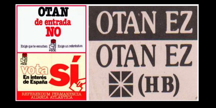 LA VECINA COMUNISTA. El referéndum de la OTAN, el PSOE y la Izquierda Abertzale