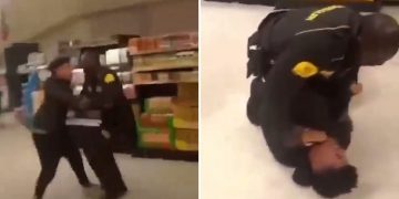 Un matón de Mercadona ejerció de esta manera su “trabajo” (vídeo)
