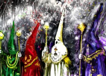 ¿No es que estaba prohibido acudir encapuchados a las manifestaciones?