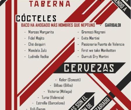 A la extrema derecha mediática no le gusta la Carta de la Taberna que abrirá Pablo Iglesias en Lavapiés (Madrid)
