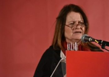 Una teniente coronel en activo denunciando a la U.E y la OTAN