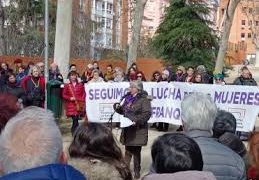 Mujeres antifascistas se citan en la antigua cárcel de Yeserías