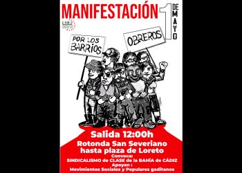 CSBC. 1º de Mayo en Cádiz