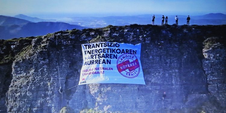 EHKS contra los megaproyectos que destruyen la naturaleza; invita a la manifestación de Azpeitia