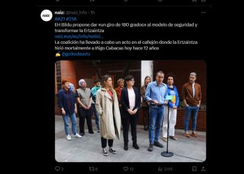 LA VECINA COMUNISTA. Iñigo Cabacas, la Ertzaintza y el oportunismo político de EH Bildu