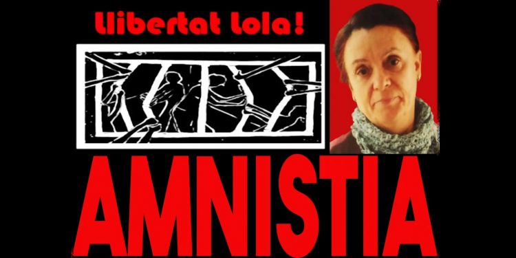 Comitè de Suport a Lola: “Lola López Resina es la presa política del Estado español con más edad”