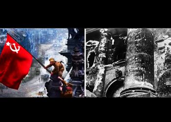 Recuerdan a Alemania estas palabras escritas en una de las columnas del Reichstag