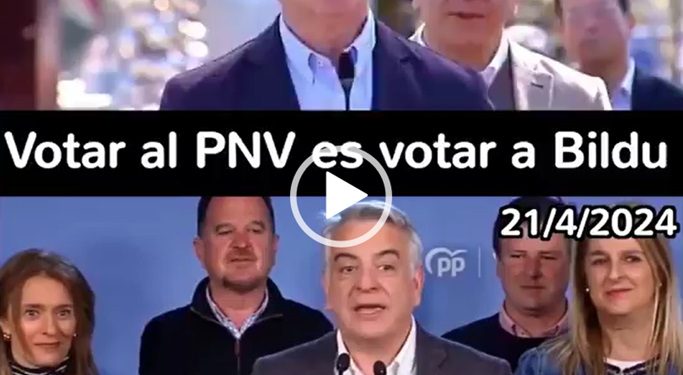 Si conoce a alguien del PP, envíele este video…