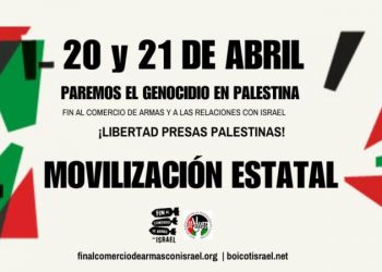 Día, hora y lugar de las más de 80 convocatorias en apoyo al pueblo palestino