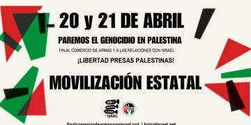 Día, hora y lugar de las más de 80 convocatorias en apoyo al pueblo palestino