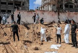 PALESTINA. Encuentran dos grandes fosas comunes con los cadáveres de más de 210 palestinos en Gaza