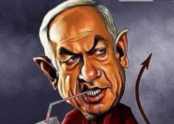 El lobby sionista prohíbe esta caricatura de Netanyahu en un diario francés; difusión