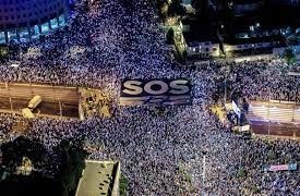 ISRAEL. Gigantesca protesta en Tel Aviv contra el gobierno genocida