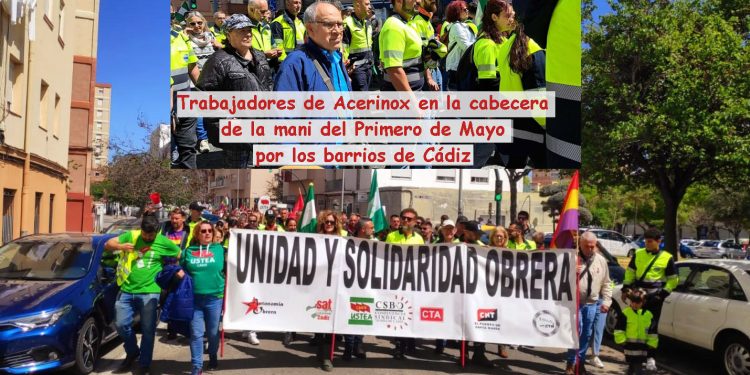 CTM. El Primero de Mayo en Cádiz por los barrios obreros