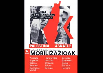 EHKS se movilizará en 15 localidades contra el Estado sionista y en apoyo al pueblo de Palestina