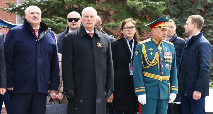 RUSIA. Cuba ha estado representada en el Día de la Victoria, en Moscú, por su presidente