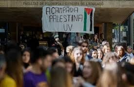 La solidaridad y apoyo de los universitarios a Palestina llega al estado español