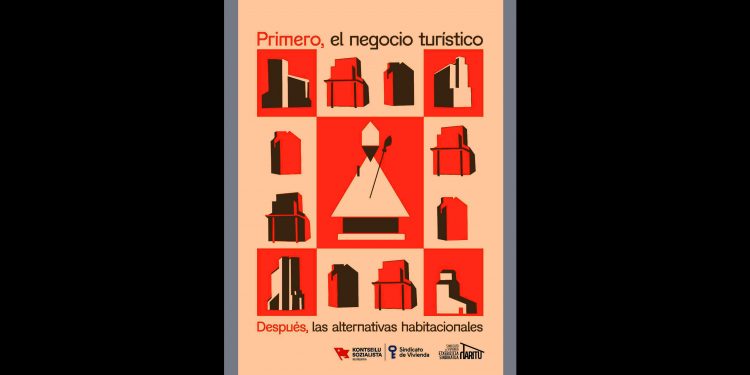 Denuncian que, en Sanfermín, el Ayto. de Iruñea prioriza el negocio turístico sobre las alternativas habitacionales