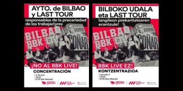 La Red de Autodefensa Laboral llama a una concentración para decir ¡No al BBK LIVE!