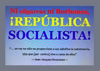 Miles de personas se manifiestan en Madrid contra la monarquía y por la democracia