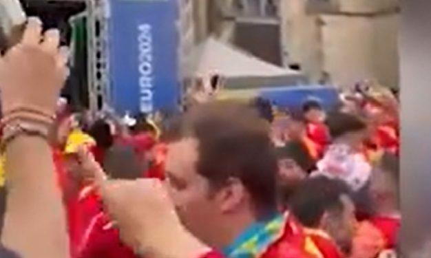 La extrema derecha española también presente en la Eurocopa de fútbol (Video)