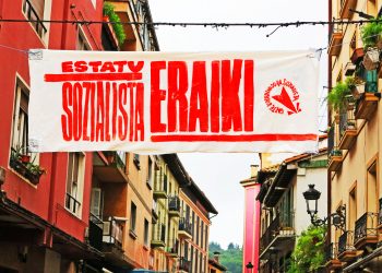 Reportaje fotográfico: Propaganda política del Movimiento Socialista de Euskal Herria