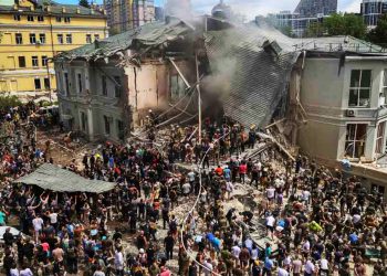 UCRANIA. El misil que impactó en el hospital infantil de Kiev lo lanzó el ejército ucraniano