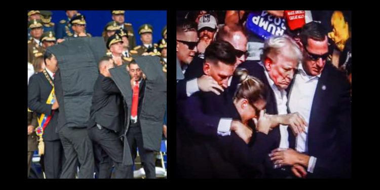 Observen la diferencia entre los servicios secretos yanquis y los de Venezuela Bolivariana (vídeo)