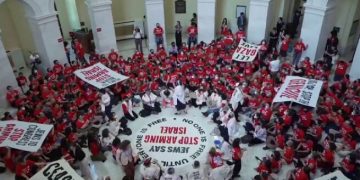 EE.UU. Más de 200 personas detenidas cuando protestaban contra la visita de Netanyahu al Capitolio