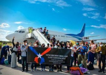 CUBA. La brigada norteamericana Venceremos inicia su visita a la isla