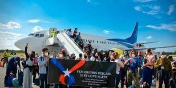 CUBA. La brigada norteamericana Venceremos inicia su visita a la isla