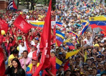 VENEZUELA. Falsimedia en las manifestaciones de la extrema derecha pero olvidando las de apoyo a la revolución