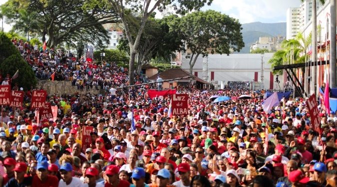 VENEZUELA. Una vez más Falsimedia ignoró la enorme movilización de apoyo a la revolución