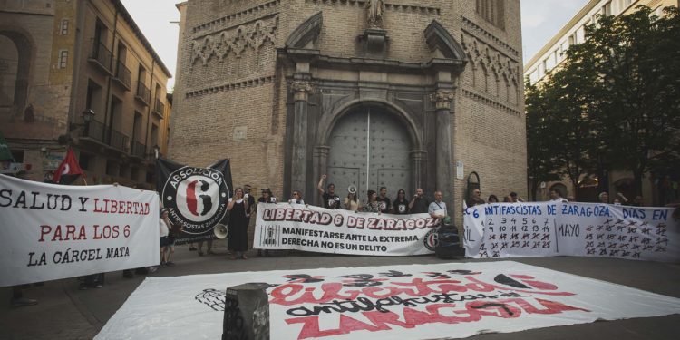 Seis antifascistas cumplen cien días en prisión por manifestarse contra la extrema derecha