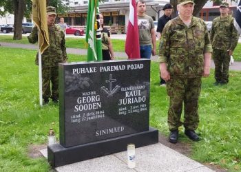 ESTONIA (U.E). Reinauguran un monumento a oficiales de la SS