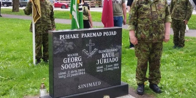 ESTONIA (U.E). Reinauguran un monumento a oficiales de la SS