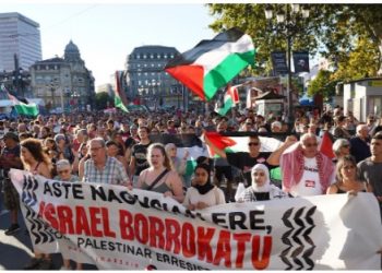 Bilbao, la causa palestina también presente en las fiestas