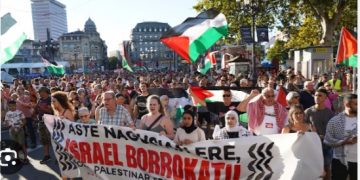 Bilbao, la causa palestina también presente en las fiestas