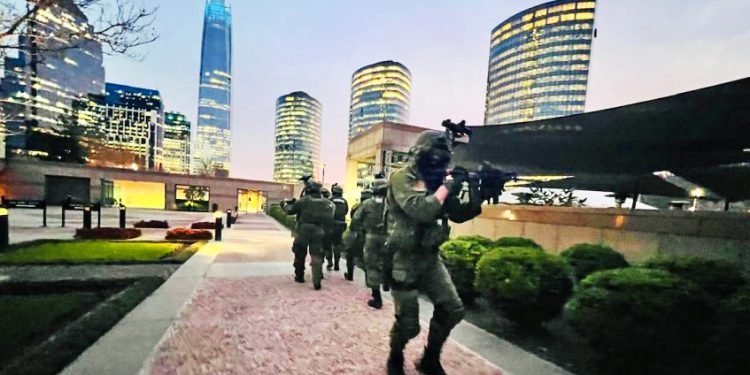 CHILE. Fuerzas especiales de EE.UU. y carabineros realizaron entrenamiento en la embajada yanqui