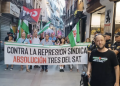 La represión contra el movimiento obrero continua,  la solidaridad de clase también, hoy en Granada juicio contra 3 militantes del SAT