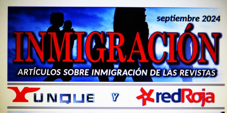INMIGRACIÓN (artículos de las revistas Yunque y Red Roja)