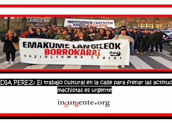 NADIA PEREZ. El trabajo cultural en la calle para frenar las actitudes machistas es urgente