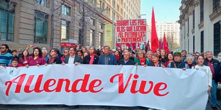 CHILE. La izquierda recordó a Allende