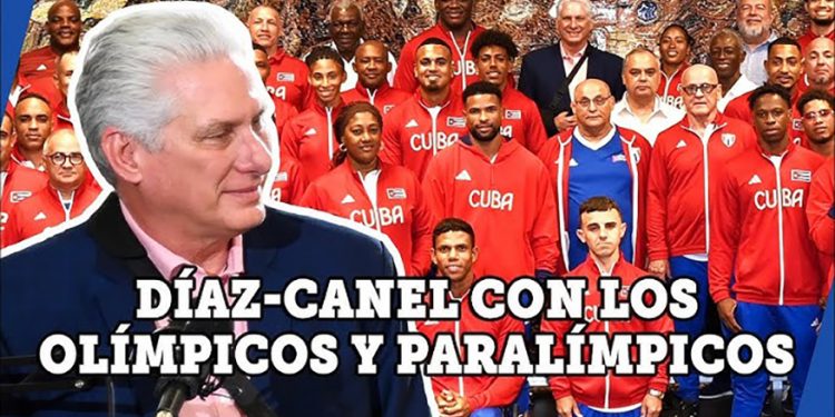 Desde la Presidencia: Díaz-Canel con los olímpicos y paralímpicos