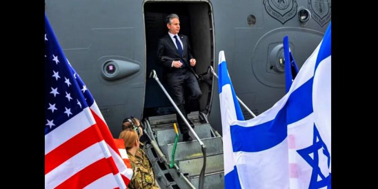 El “músico” y genocida (esta última palabra no la entrecomillamos) Antony Blinken (vean el vídeo)