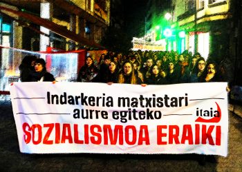 ITAIA denuncia las agresiones machistas de las últimas semanas en Donostia, Bilbo, Gasteiz e Iruñea