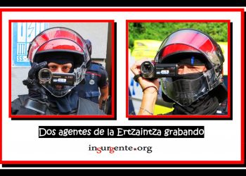 De capuchas y vigilancia / La Ertzaintza incorporará cámaras de vídeo a sus uniformes