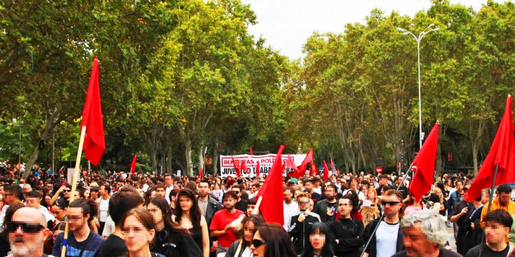 La otra cara de la manifestación por la vivienda de ayer en Madrid que los partidos del sistema y sus medios ocultan